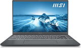 MSI Prestige 14 A12SC-086CA 14" FHD Ultra Thin and Light Professional Laptop Intel Core i7-1260P GTX1650 16GB LPDDR4X 512GB NVMe SSD Win11