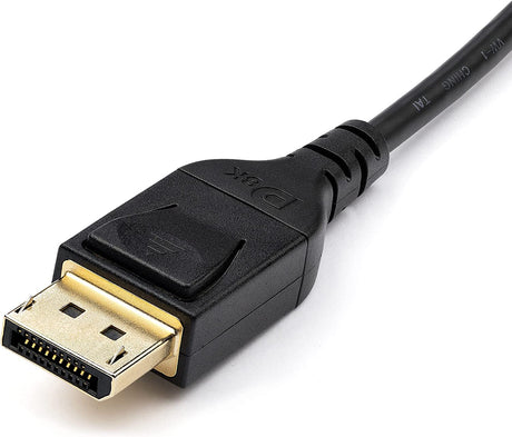 StarTech.com 3ft (1m) VESA Certified Mini DisplayPort to DisplayPort 1.4 Cable - 8K 60Hz HBR3 HDR - Super UHD mDP to DP 1.4 Cord - Slim (34 AWG) Ultra HD 4K 120Hz - Monitor/Video Cable (DP14MDPMM1MB) 3 ft / 1 m