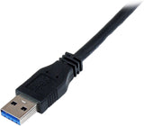 StarTech.com 1m 3 ft Certified SuperSpeed USB 3.0 A to Micro B Cable Cord - USB 3 Micro B Cable - 1x USB A (M), 1x USB Micro B (M) - Black (USB3CAUB1M) 1 Meters Black