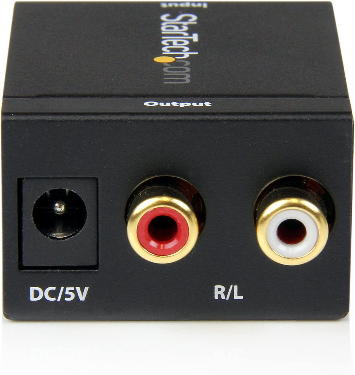 StarTech.com SPDIF Digital Coaxial or Toslink Optical to Stereo RCA Audio Converter - Digital Audio Adapter (SPDIF2AA),Black Toslink/Digital Coax to RCA Stereo Audio