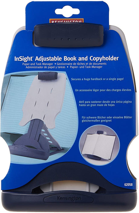 Kensington Insight Adjustable Book and Copyholder (K62058US) , White