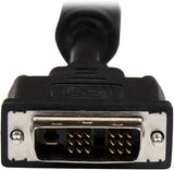 StarTech.com DVI Cable - 25 ft - Single Link - Male to Male Cable - 1920x1200 - DVI-D Cable - Computer Monitor Cable - DVI Cord - DVI to DVI Cable (DVIDSMM25) 25 ft / 7.5m