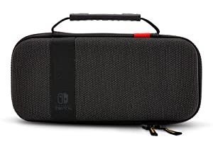 PowerA Protection Case with Kevlar for Nintendo Switch or Nintendo Switch Lite, Tough, Protective Case, Gaming Case, Console Case - Nintendo Switch Protection Case Kevlar Black