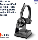 Plantronics Poly Savi 7310-M Ultra-Secure Wireless DECT Headset System - Microsoft Teams Certified Version Single Ear