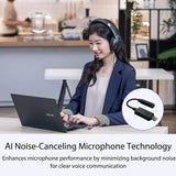 ASUS Ai Noise-Canceling Mic Adapter | Built-in Artificial Intelligence Isolates Background Noise, Enhance Voice Clarity | Improve Quality of Conference Calls, Music | Supports USB-C &amp; USB 2.0-3.5 mm