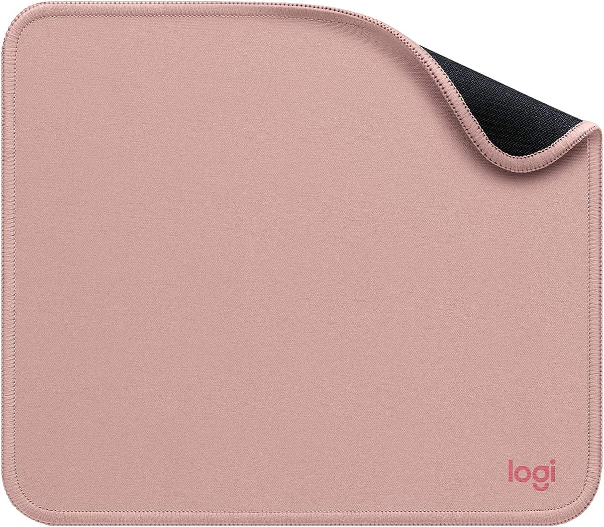 Logitech Mouse Pad - Studio Series, Computer Mouse Mat with Anti-Slip Rubber Base, Easy Gliding, Spill-Resistant Surface, Durable Materials, Portable, in a Fresh Modern Design, Darker Rose
