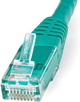 StarTech.com 35ft CAT6 Ethernet Cable - Green CAT 6 Gigabit Ethernet Wire -650MHz 100W PoE++ RJ45 UTP Molded Category 6 Network/Patch Cord w/Strain Relief/Fluke Tested UL/TIA Certified (C6PATCH35GN) Green 35 ft / 10.6 m 1 Pack