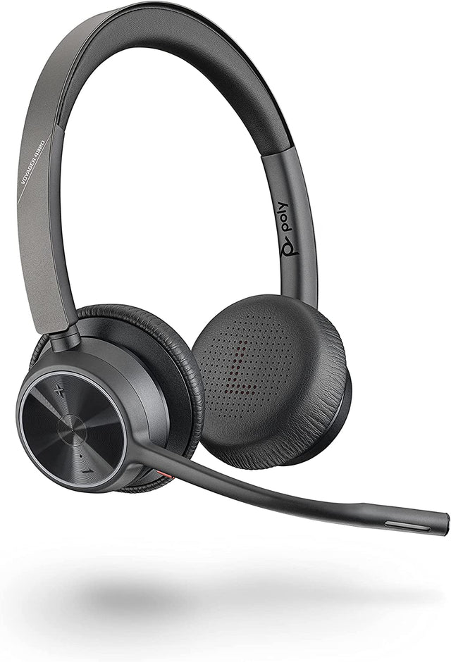 4320 Voyager Headphones Headset (Plantronics) Poly - – Wireless wit - UC