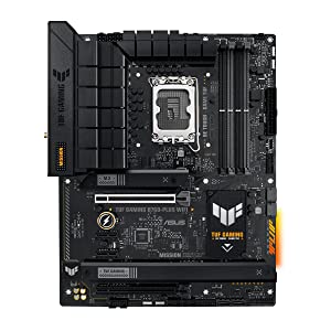 ASUS TUF GAMING B760-PLUS WIFI (13th and 12th Gen)LGA 1700 ATX motherboard with PCIe 5.0, 3xPCIe 4.0 M.2 slots,DDR5,2.5Gb LAN,USB 3.2 Gen 2x2 Type-C, front USB 3.2 Gen 2 Type-C, Thunderbolt 4, AEMP II