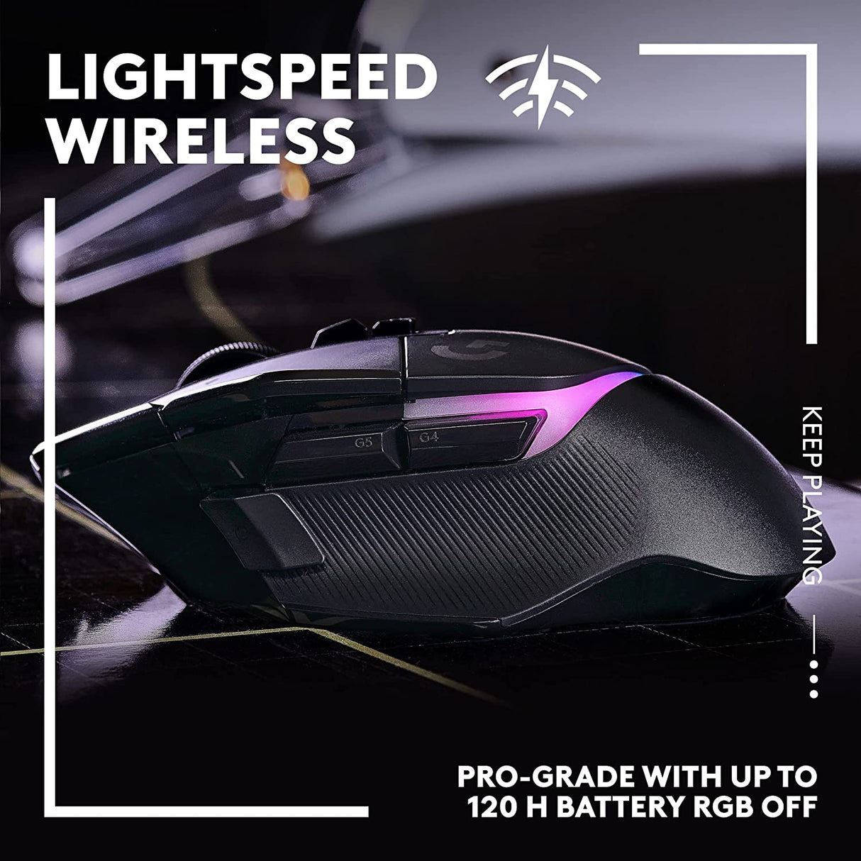 Logitech G502 X Wired Gaming Mouse - LIGHTFORCE hybrid optical-mechanical  primary switches, HERO 25K gaming sensor, compatible with PC -  macOS/Windows