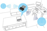 TRENDnet Micro N150 Wireless &amp; Bluetooth 4.0 USB Adapter, Class 1, N150, Up to 150Mbps WiFi N, TBW-108UB Class 2 Micro USB + Wifi