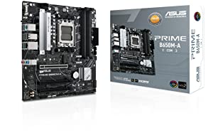 ASUS Prime B650M-A-CSM Micro-ATX Commercial Motherboard, DDR5, PCIe 5.0 M.2 Support