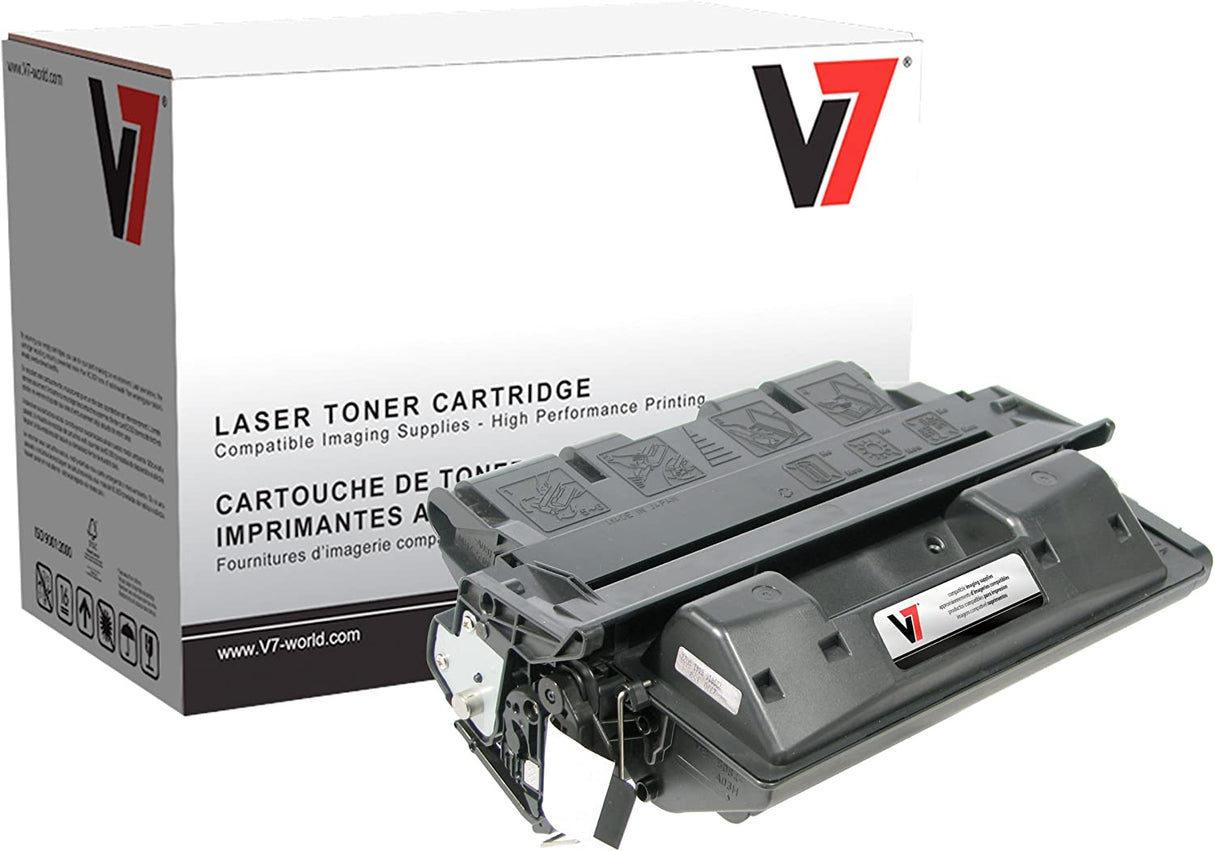 V7 THK24127X Remanufactured Extended Yield Toner Cartridge for HP C4127X (HP 27X) - 10000 Page Yield Black C4127X(J)