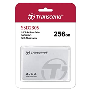 Transcend 256GB SATA III 6Gb/s SSD230S 2.5” Solid State Drive TS256GSSD230S,Silver