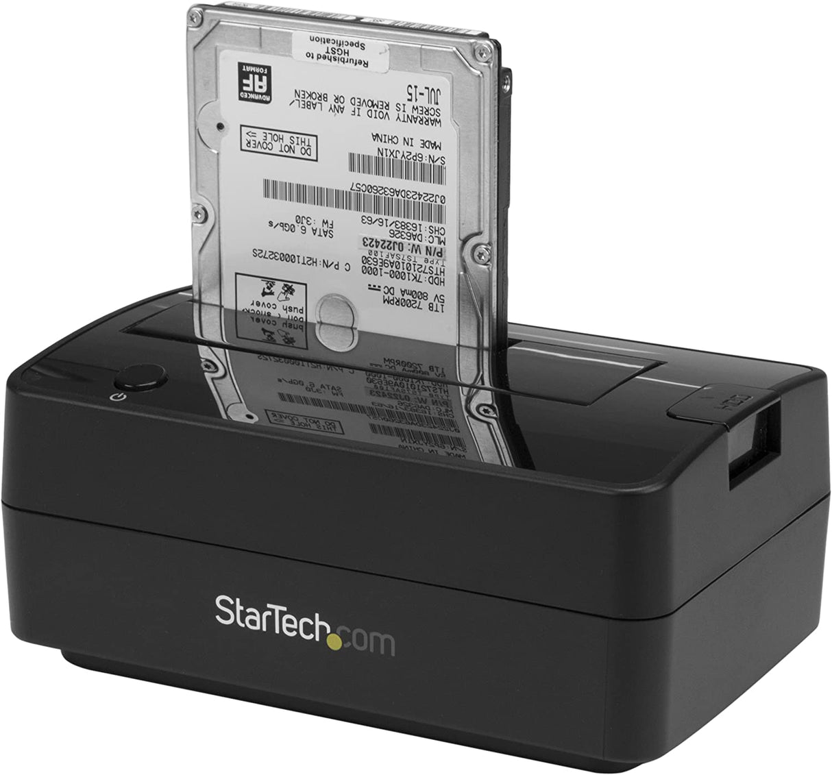 StarTech.com Single Bay USB 3.1 / eSATA to SATA Hard Drive Docking Station, USB 3.1 (10 Gbps) Hard Drive Dock, External 2.5/3.5" SATA III HDD/SSD Top-Loading Hard Drive Bay (SDOCKU313E) 2.5/3.5" SATA Drive USB 3.1 (10 Gbps)/eSATA