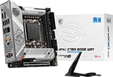 MSI MPG Z790I Edge WiFi Gaming Motherboard (Supports 12th/13th Gen Intel Processors, LGA 1700, DDR5, PCIe 5.0, M.2, 2.5Gbps LAN, USB 3.2 Gen2, Wi-Fi 6E, Mini-ITX)