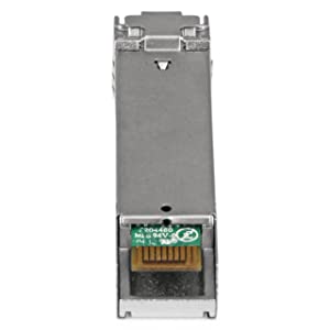 StarTech.com HPE 3CSFP91 Compatible SFP Module - 1000BASE-SX - 1GbE Multi Mode (MMF) Fiber Optic Transceiver - 1GE Gigabit Ethernet SFP - LC 550m - 850nm - DDM HPE 3812, 3824, 3848 (3CSFP91ST) 3CSFP91 0.5"x0.5"x2.2"