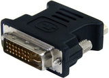 StarTech.com DVI to VGA Cable Adapter - Black - M/F - DVI-I to VGA Converter Adapter (DVIVGAMFBK) Black DVI Male to VGA Female