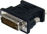 StarTech.com DVI to VGA Cable Adapter - DVI (M) to VGA (F) - 10 Pack - Black - DVI Male to VGA Female (DVIVGAMFB10P) Black QTY 10