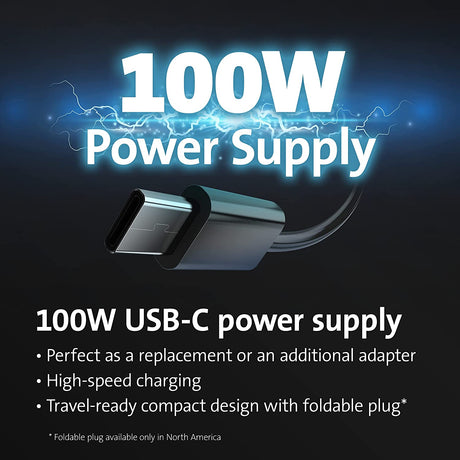 Kensington 100W USB-C GaN Power Adapter (K33821NA)