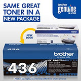 Brother Genuine TN436 Super High Yield Toner, Black Printer Toner