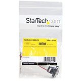 StarTech.com 16in 9 Pin Serial Male to 10 Pin Motherboard Header Panel Mount Cable - motherboard to RS232 (PNL9M16),Gray