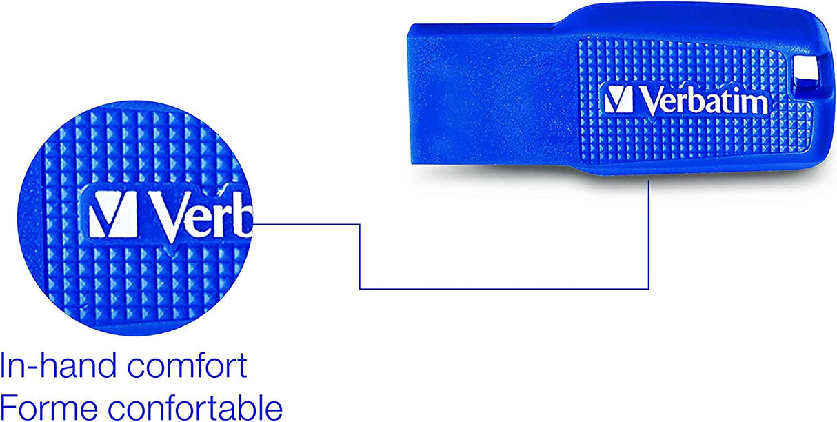 Verbatim 32GB Ergo USB 3.0 Flash Drive – Blue Blue 32GB