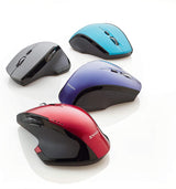 Verbatim Wireless Desktop 8-Button Deluxe Mouse Red