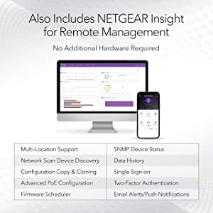 NETGEAR 8-Port Gigabit Ethernet Unmanaged PoE Switch (GS108PP) - with 8 x  PoE+ @ 123W Upgradeable, Desktop, Wall Mount or Rackmount, and Limited