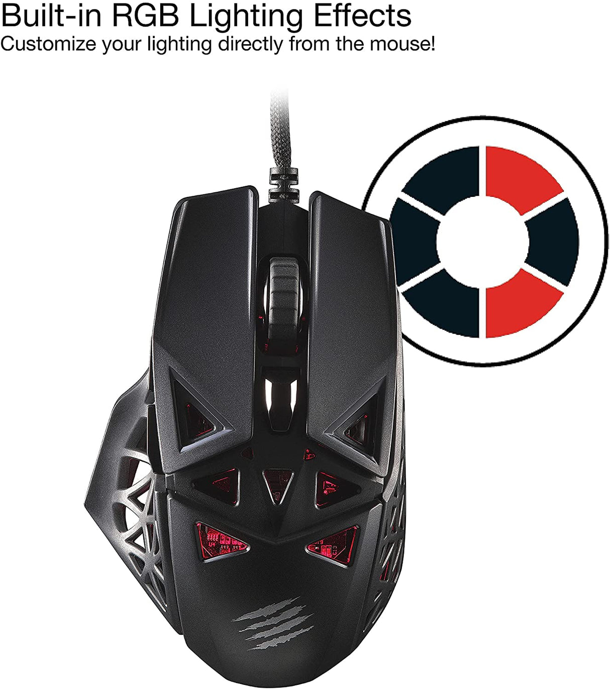 Mad Catz M.O.J.O. M1 Lightweight Optical Gaming Mouse, black (MM04DCINBL00) M.O.J.O. Lightweight