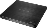 LG Electronics 8X USB 2.0 Super Multi Ultra Slim Portable DVD Rewriter External Drive with M-DISC Support for PC and Mac, Black (GP60NB50) Black Drive