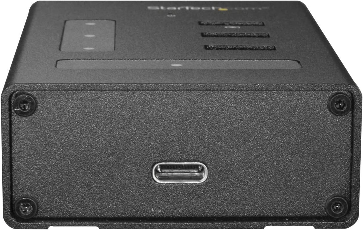 StarTech.com 4 Port USB C Hub - USB Type-C to 1x USB-C/3x USB-A - Commercial Metal USB 3.0 Hub - SuperSpeed 5Gbps USB 3.1/3.2 Gen 1 - Self Powered - BC1.2 Fast Charge - Mountable/Rugged (HB30C3A1CST) 1" x 2.4" x 3.9" Black