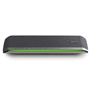 Poly - Sync 60 Smart Speakerphone for Conference Rooms (Plantronics) - Connect to PC/Mac via Combined USB-A/USB-C Cable, Smartphones via Bluetooth - Works with Teams (Certified), Zoom &amp; More