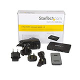 StarTech.com 2 Port HDMI Switch - Aluminum Housing and MHL Support - 2x1 HDMI Switcher Box with Support for 4K at 30Hz – HDMI Selector Switch (VS221HD4K)