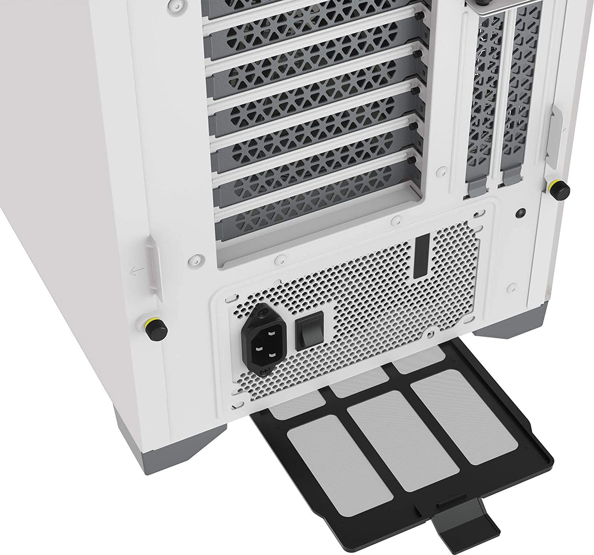 Corsair 5000D Airflow Tempered Glass Mid-Tower ATX PC Case - White –