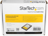 StarTech.com 2.5in SATA to Mini SATA SSD Adapter Enclosure - Mini PCIe ssd Adapter - SATA to mSATA - Mini PCIe SATA (SAT2MSAT25) mSATA Drive 2.5in SATA Enclosure