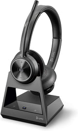 Plantronics Poly Savi 7320-M Ultra-Secure Wireless DECT Headset System - Microsoft Teams Certified Version Dual Ear