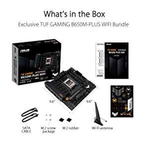 ASUS TUF Gaming B650M-PLUS WiFi Socket AM5 (LGA 1718) Ryzen 7000