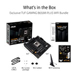 ASUS TUF Gaming B650M-PLUS WiFi Socket AM5 (LGA 1718) Ryzen 7000 mATX Gaming Motherboard(14 Power Stages, PCIe® 5.0 M.2 Support, DDR5 Memory, 2.5 Gb Ethernet, WiFi 6, USB4® Support and Aura Sync)