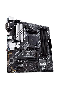 ASUS Prime B550M-A/CSM AMD AM4 (3rd Gen Ryzen™) microATX commercial motherboard (PCIe 4.0, ECC memory, 1Gb LAN, HDMI 2.1/D-Sub, 4K@60HZ, TPM, ASUS Control Center Express)