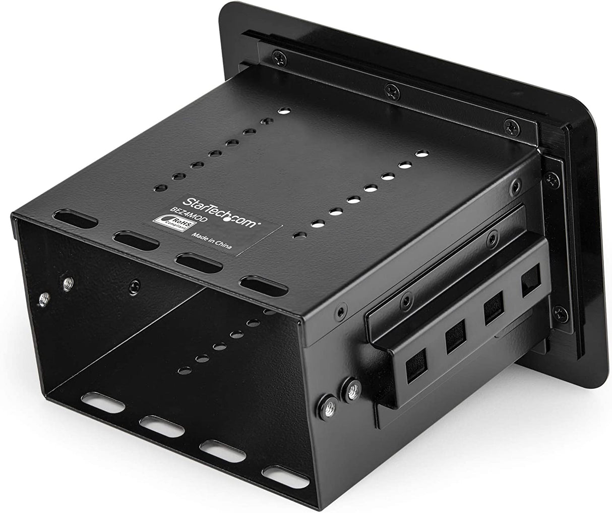 StarTech.com Single-Module Conference Table Connectivity Box - for Adding Power/Charging/AV/Laptop Docking Module (BEZ4MOD) single module box