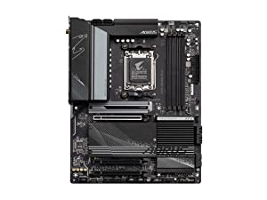 GIGABYTE X670 AORUS Elite AX (AM5/ LGA 1718/ AMD/ X670/ ATX/ 5 Year Warranty/ DDR5/ Quad M.2/ PCIe 5.0/ USB 3.2 Gen2X2 Type-C/AMD WiFi 6E/ 2.5GbE LAN/Q-Flash Plus/M.2 EZ-Latch/Gaming Motherboard) X670 AORUS ELITE AX Bundle X670