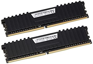 Corsair CMK8GX4M2A2400C14 Vengeance® LPX 8GB (2x4GB) DDR4 DRAM 2400MHz (PC4-19200) C14 Memory Kit - Black Black 8GB Kit (2x4GB) 2400MHz C14