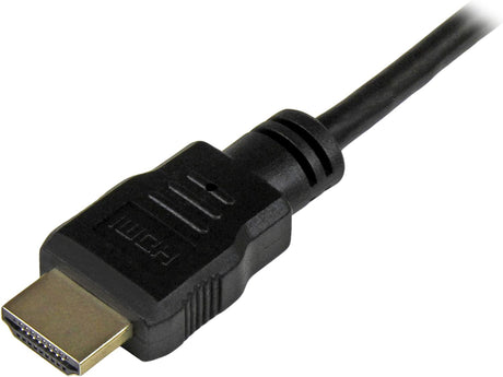 StarTech.com HDMIACMM1 High Speed HDMI Cable with Ethernet - HDMI to HDMI Mini- M/M, 1-Feet