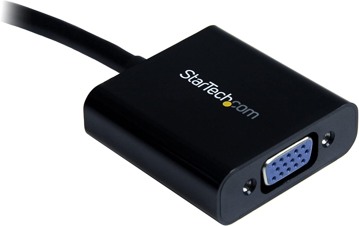 StarTech.com Mini HDMI® to VGA Adapter Converter for Digital Still Camera / Video Camera - 1920x1080 - Mini HDMI Male to VGA HD15 Female (MNHD2VGAE2)