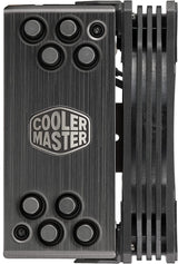 Cooler Master Hyper 212 Black Edition CPU Air Cooler, Silencio FP120 Fan, Anodized Gun-Metal Black, Brushed Nickel Fins, 4 Copper Direct Contact Heat Pipes for AMD Ryzen/Intel LGA1700/1200/1151 Hyper 212 BE (LGA1700) 4 Heat Pipes