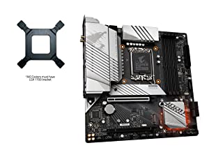 GIGABYTE B660M AORUS PRO AX DDR4 (B660/ Intel/LGA/ 1700/ Micro-ATX/ DDR4/ Dual M.2/ PCIe 4.0/ USB 3.2 Gen2 Type-C/WiFi 6 802.11ax/ Intel 2.5GbE LAN/Motherboard)