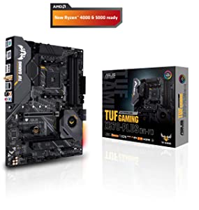 ASUS AM4 TUF Gaming X570-Plus (Wi-Fi) AM4 Zen 3 Ryzen 5000 &amp; 3rd Gen Ryzen ATX Motherboard with PCIe 4.0, Dual M.2, 12+2 with Dr. MOS Power Stage