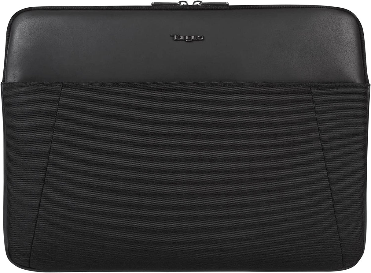 Targus Corporate Traveler Checkpoint-Friendly Professional Business Laptop Sleeve with Durable Water Resistant Nylon, Sternum Strap 14-Inch Laptop, Black (TSS966GL) Sleeve 14 inch