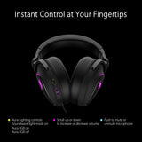 ASUS ROG Delta S Gaming Headset with USB-C | Ai Powered Noise-Canceling Microphone | Over-Ear Headphones for PC, Mac, Nintendo Switch, and Sony Playstation | Ergonomic Design , Black Black Delta S (Wired) Headset